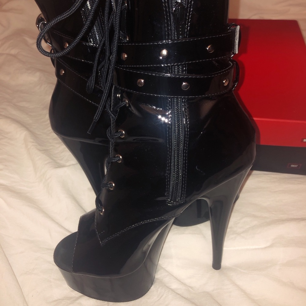 Pleaser heel booties